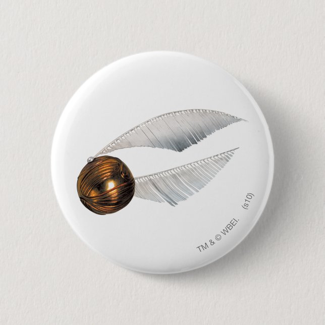Harry Potter Spell | Golden Snitch Button (Front)