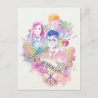 Harry Potter Spell | Harry, Hermione, & Ron Waterc