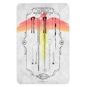Harry Potter Spell Harry's Wand Infographic Magnet