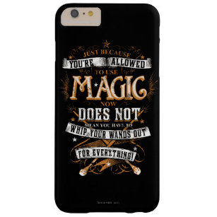 Harry Potter Spell   Just Because You're Allowed Barely There iPhone 6 Plus Case