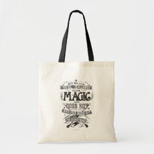Harry Potter Spell Just Because You're Allowed Tote Bag