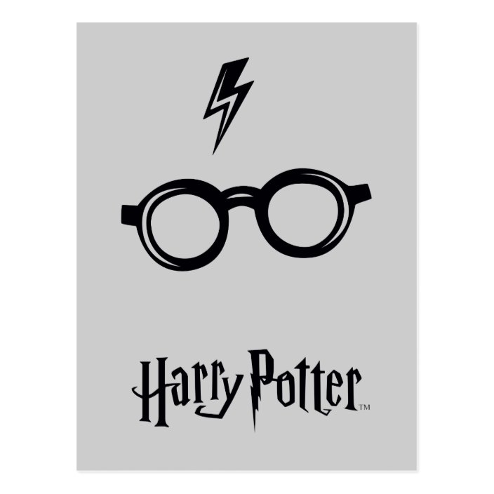 Harry Potter Spell Lightning Scar And Glasses Postcard Zazzle Com Harry Potter Spell Lightning Scar And Glasses Postcard Zazzle Com