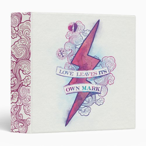 Harry Potter Spell  Love Leaves Its Own Mark 3 Ring Binder