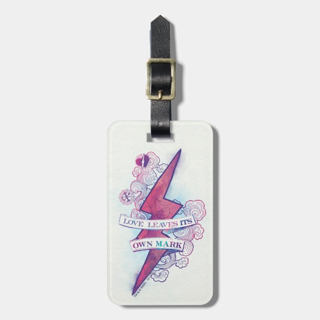 Harry Potter Spell | Love Leaves Its Own Mark Luggage Tag (Front Vertical)