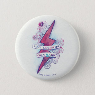Harry Potter Spell   Love Leaves Its Own Mark Pinback Button
