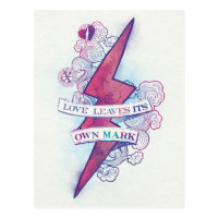 Harry Potter Spell | Love Leaves Its Own Mark Postcard