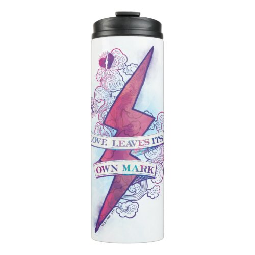 Harry Potter Spell  Love Leaves Its Own Mark Thermal Tumbler