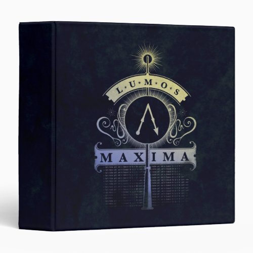 Harry Potter Spell  Lumos Maxima Graphic Binder