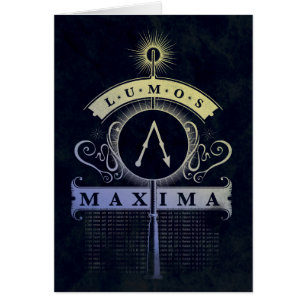 Harry Potter Spell Lumos Maxima Graphic Cards