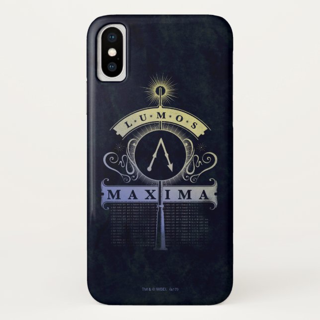 Harry Potter Spell | Lumos Maxima Graphic Case-Mate iPhone Case (Back)
