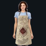 Harry Potter Spell | Marauder's Map Apron<br><div class="desc">Explore the halls of Hogwarts with this magical map. Up to no good? Then the Marauders Map is just the thing you need! This Harry Potter themed print gives a vintage look with a parchment background and sketch art that really brings the castle alive. "I SOLEMNLY SWEAR THAT I AM...</div>