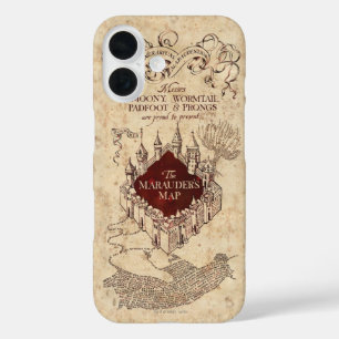 Harry Potter Spell Marauder's Map iPhone 16 Case