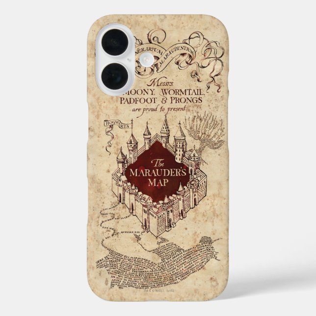 Harry Potter Spell | Marauder's Map Case-Mate iPhone Case (Back)