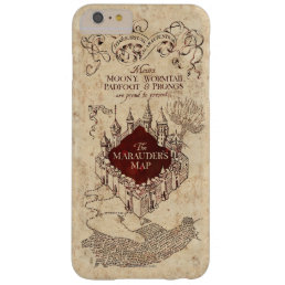 Harry Potter Spell | Marauder&#39;s Map Barely There iPhone 6 Plus Case