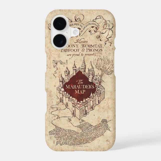 Harry Potter Spell | Marauder's Map Case-Mate iPhone Case (Back)