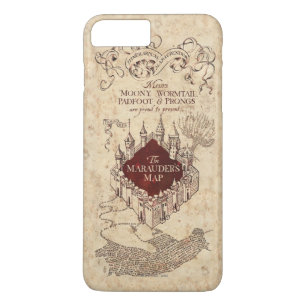Harry Potter Spell Marauder's Map iPhone 8 Plus/7 Plus Case