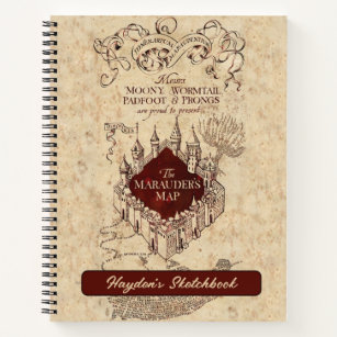 Harry Potter Spell, Stag Patronus Drawing Notebook