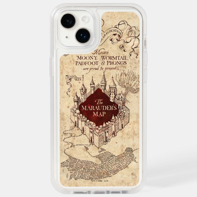 Harry Potter Spell | Marauder's Map Otterbox iPhone Case (Back)