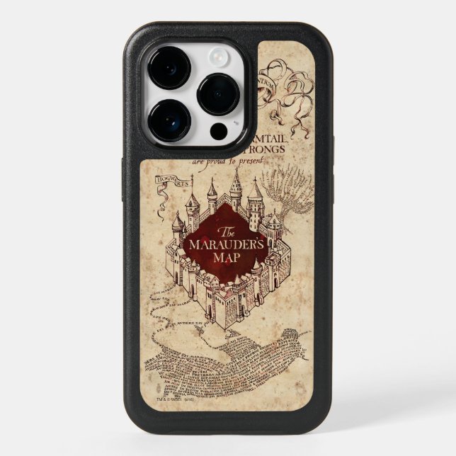 Harry Potter Spell | Marauder's Map Otterbox iPhone Case (Back)