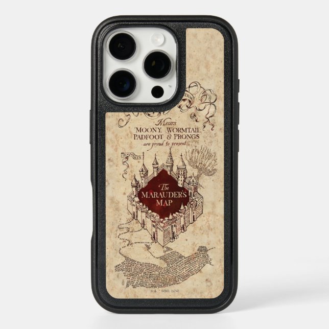 Harry Potter Spell | Marauder's Map Otterbox iPhone Case (Back)