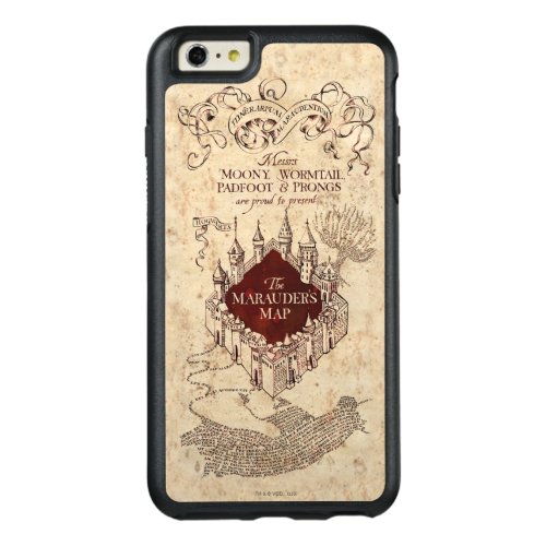 Harry Potter Spell  Marauders Map OtterBox iPhone 66s Plus Case