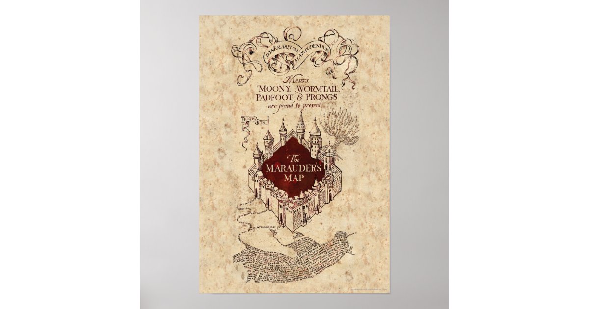 Marauders Map Hogwarts