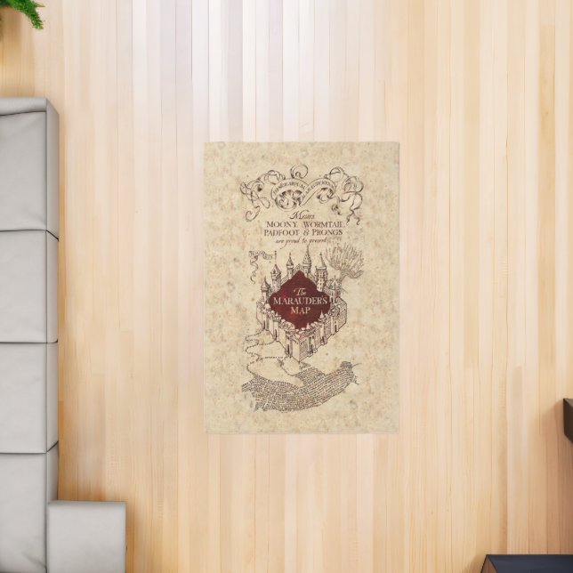Harry Potter Spell | Marauder's Map Rug (Insitu (Indoor 2))