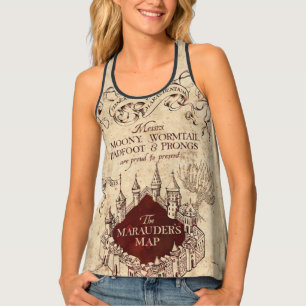 Harry Potter Spell Marauder's Map Tank Top