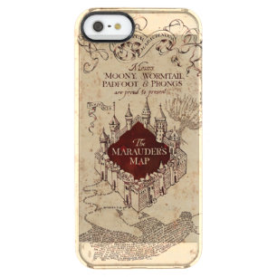 Harry Potter Spell Marauder's Map Clear iPhone SE/5/5s Case