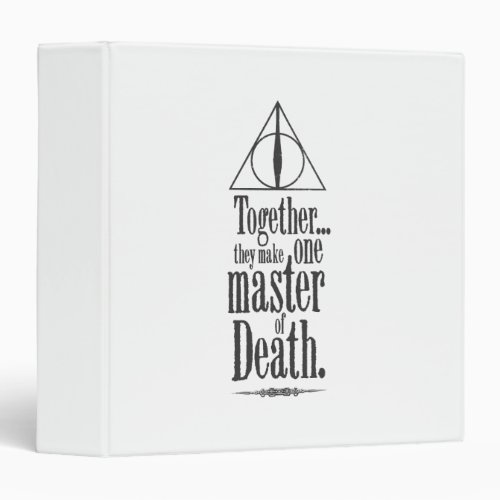 Harry Potter Spell  Master of Death Binder