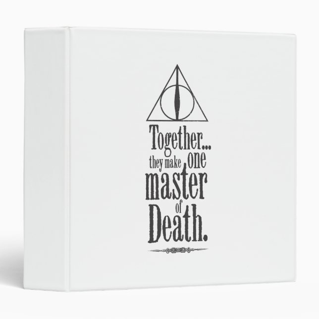 Harry Potter Spell | Master of Death Binder (Front/Spine)