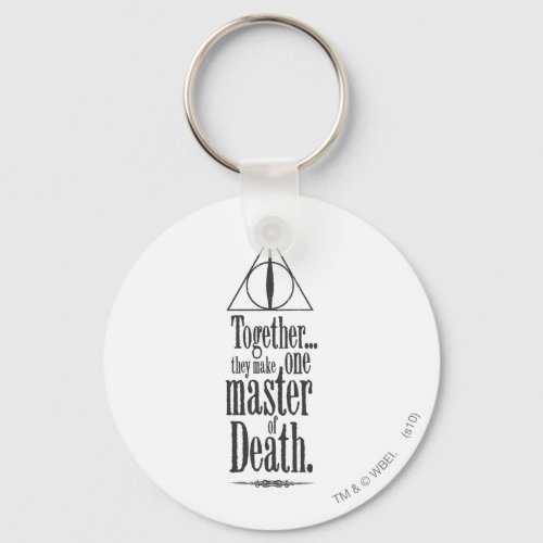Harry Potter Spell  Master of Death Keychain