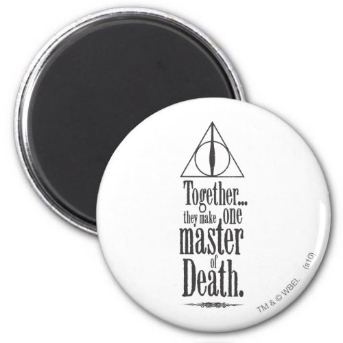 Harry Potter Spell  Master of Death Magnet