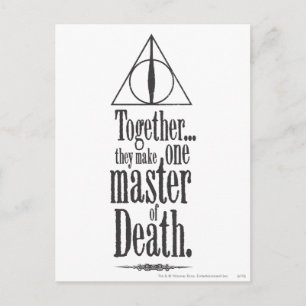 Harry Potter Spell Master of Death Postcard