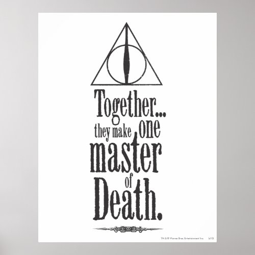 Harry Potter Spell  Master of Death Poster