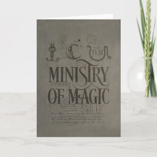Harry Potter Spell | MINISTRY OF MAGIC Card (Front)