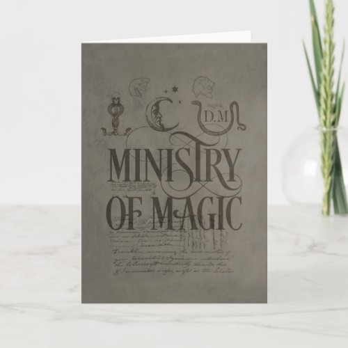Harry Potter Spell  MINISTRY OF MAGIC Card