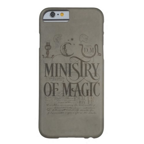 Harry Potter Spell  MINISTRY OF MAGIC Barely There iPhone 6 Case