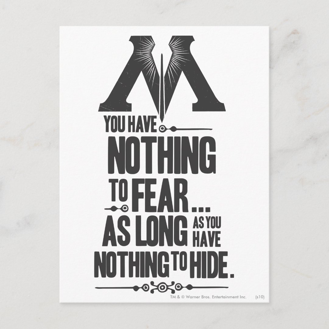 Harry Potter Spell Ministry of Magic Propaganda Postcard Zazzle