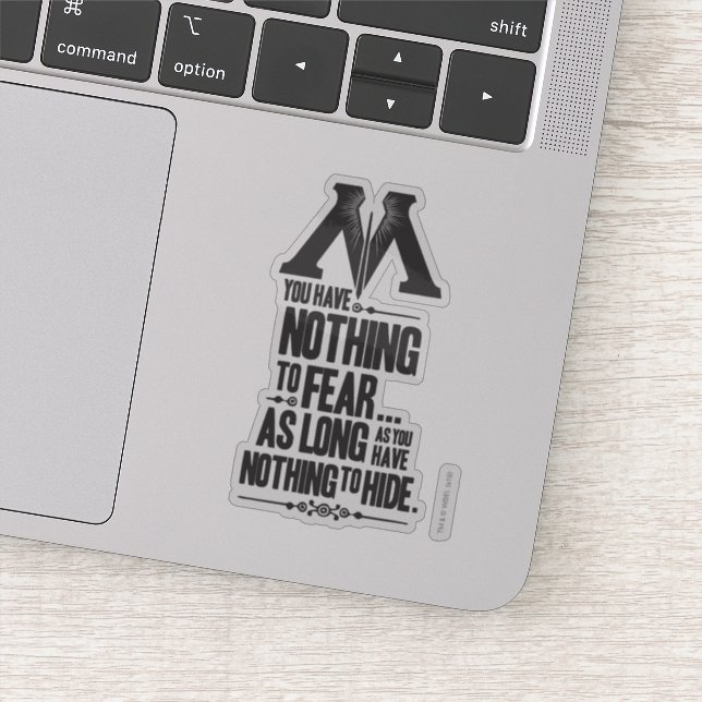 Harry Potter Spell | Ministry of Magic Propaganda Sticker (Detail)