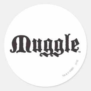 Harry Potter Spell Muggle Classic Round Sticker