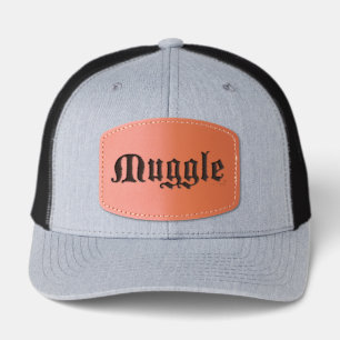 Harry Potter Spell Muggle Leather Patch Hat