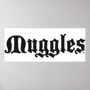 Harry Potter Spell   Muggles Poster