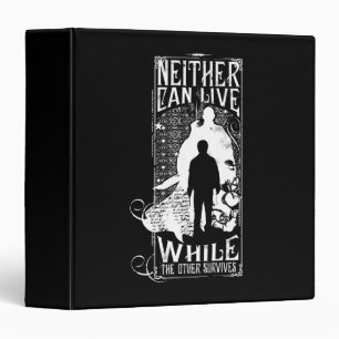 Harry Potter Spell Neither Can Live 3 Ring Binder