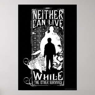 Harry Potter Spell   Neither Can Live Poster