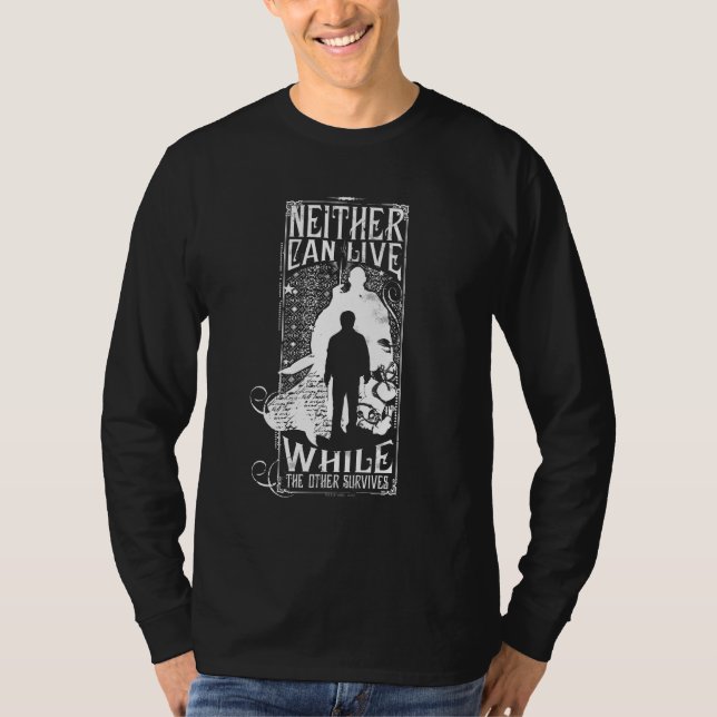 Harry Potter Spell | Neither Can Live T-Shirt (Front)