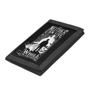 Harry Potter Spell   Neither Can Live Tri-fold Wallet