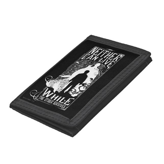 Harry Potter Spell | Neither Can Live Tri-fold Wallet (Bottom)