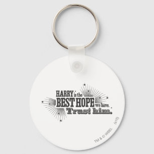 Harry Potter Spell Our Best Hope Keychain