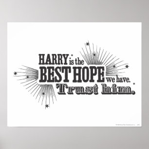 Harry Potter Spell   Our Best Hope Poster